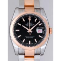 ロレックススーパーコピー ROLEX パーペチュアル デイトジャスト メンズ 116201 オイスターブレス ブラック