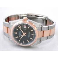 ロレックススーパーコピー ROLEX パーペチュアル デイトジャスト メンズ 116201 オイスターブレス ブラック