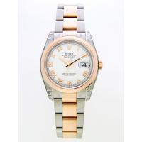 ロレックススーパーコピー ROLEX パーペチュアル デイトジャスト メンズ 116201 オイスターブレス ホワイトローマ