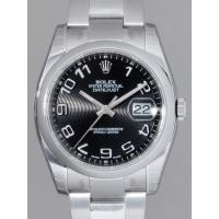 ロレックススーパーコピー ROLEX パーペチュアル デイトジャスト メンズ 116200 ブラックコンセントリックアラビア