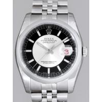 ロレックススーパーコピー ROLEX パーペチュアル デイトジャスト メンズ 116200 ジュビリーブレス ブラック/シルバー