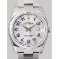 ロレックススーパーコピー ROLEX パーペチュアル デイトジャスト メンズ 116200 デコレーションシルバーブルーアラビア