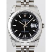 ロレックススーパーコピー ROLEX パーペチュアル デイトジャスト メンズ 116200 ジュビリーブレス ブラックバー