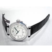 カルティエスーパーコピー Cartier パシャ WJ120251 42mm WG ダイヤベゼル シルバー メンズ