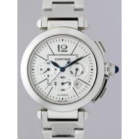 カルティエスーパーコピー Cartier パシャ 42mm クロノグラフ W31085M7 ブレス ホワイト 自動巻