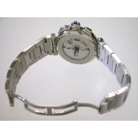 カルティエスーパーコピー Cartier パシャ 42mm クロノグラフ W31085M7 ブレス ホワイト 自動巻