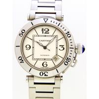 カルティエスーパーコピー Cartier パシャ W31080M7 シータイマー ステンブレス ホワイト 自動巻