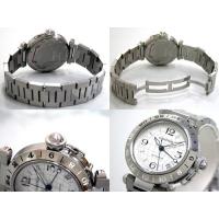 カルティエスーパーコピー Cartier パシャＣ W31078M7 ＧＭＴ 新型 シルバー 自動巻
