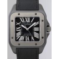 カルティエスーパーコピー Cartier サントス100 LM カーボン W2020010 TI/SS ブラック 自動巻