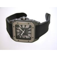 カルティエスーパーコピー Cartier サントス100 LM カーボン W2020010 TI/SS ブラック 自動巻