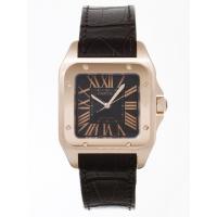 カルティエスーパーコピー Cartier サントス100 2007年限定 W20127Y1 ＰＧ 茶皮 ブラウン