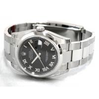 ロレックススーパーコピー ROLEX パーペチュアル デイトジャスト メンズ 116200 ブラックローマ