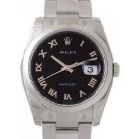 ロレックススーパーコピー ROLEX パーペチュアル デイトジャスト メンズ 116200 ブラックコンピューターローマ