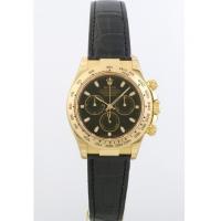 ロレックスコピー ROLEX デイトナ 116518 黒皮 ブラック