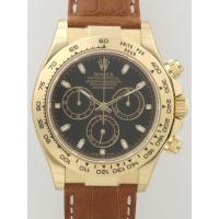 ロレックスコピー ROLEX デイトナ 116518 茶皮 ブラック