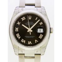 ロレックススーパーコピー ROLEX パーペチュアル デイトジャスト メンズ 116200 ブラックサンビームローマ