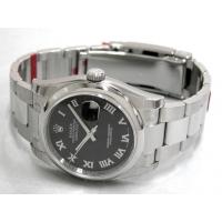 ロレックススーパーコピー ROLEX パーペチュアル デイトジャスト メンズ 116200 ブラックサンビームローマ