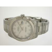 ロレックススーパーコピー ROLEX パーペチュアル デイトジャストII メンズ 116334G オイスターブレス シルバー