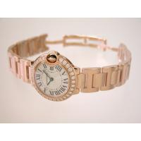 カルティエスーパーコピー Cartier バロンブルー ケースダイヤ WE90023 ＰＧ ＳＭ シルバー