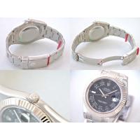 ロレックススーパーコピー ROLEX パーペチュアル デイトジャストII メンズ 116334 オイスターブレス ブラック/ブラックローマ