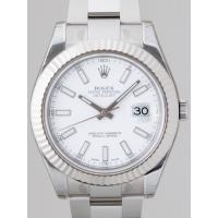ロレックススーパーコピー ROLEX パーペチュアル デイトジャストII メンズ 116334 オイスターブレス ホワイト