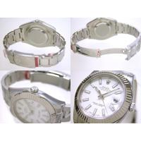 ロレックススーパーコピー ROLEX パーペチュアル デイトジャストII メンズ 116334 オイスターブレス ホワイト