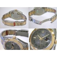 ロレックススーパーコピー ROLEX パーペチュアル デイトジャストII メンズ 116333 オイスターブレス グレーローマ