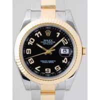 ロレックススーパーコピー ROLEX パーペチュアル デイトジャストII メンズ 116333 オイスターブレス ブラックアラビア