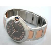 カルティエスーパーコピー Cartier バロンブルー W6920032 PG/SS LM チョコレートブラウン 自動巻