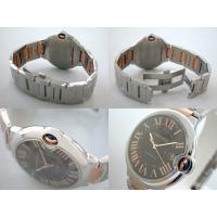 カルティエスーパーコピー Cartier バロンブルー W6920032 PG/SS LM チョコレートブラウン 自動巻