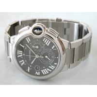 カルティエスーパーコピー Cartier バロンブルー クロノグラフ W6920025 SS XL ブラック