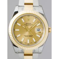 ロレックススーパーコピー ROLEX パーペチュアル デイトジャストII メンズ 116333 オイスターブレス シャンパンバー