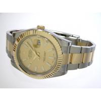 ロレックススーパーコピー ROLEX パーペチュアル デイトジャストII メンズ 116333 オイスターブレス シャンパンバー