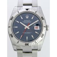 ロレックススーパーコピー ROLEX パーペチュアル デイトジャスト メンズ 116264 ターノグラフ オイスターブレス ブルー