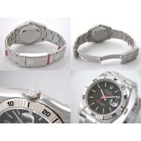 ロレックススーパーコピー ROLEX パーペチュアル デイトジャスト メンズ 116264 ターノグラフ オイスターブレス ブラック