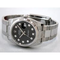 ロレックススーパーコピー ROLEX パーペチュアル デイトジャスト メンズ 116234G オイスターブレス ブラック