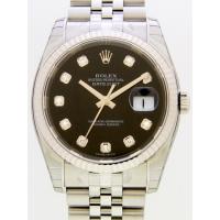 ロレックススーパーコピー ROLEX パーペチュアル デイトジャスト メンズ 116234G ジュビリーブレス ブラック