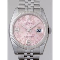 ロレックススーパーコピー ROLEX パーペチュアル デイトジャスト メンズ 116234 ジュビリーブレス ピンクフラワー