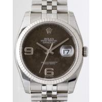 ロレックススーパーコピー ROLEX パーペチュアル デイトジャスト メンズ 116234 ジュビリーブレス ブラウンフラワー