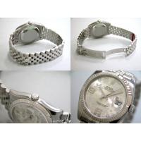 ロレックススーパーコピー ROLEX パーペチュアル デイトジャスト メンズ 116234 ジュビリーブレス シルバーフラワー