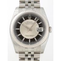 ロレックススーパーコピー ROLEX パーペチュアル デイトジャスト メンズ 116234 ジュビリーブレス ブラック／シルバー