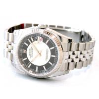 ロレックススーパーコピー ROLEX パーペチュアル デイトジャスト メンズ 116234 ジュビリーブレス ブラック／シルバー