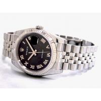 ロレックススーパーコピー ROLEX パーペチュアル デイトジャスト メンズ 116234 ジュビリーブレス ブラックコンピューターローマ