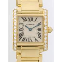 カルティエスーパーコピー Cartier タンクフランセーズ WE1001R8 ケースダイヤ ホワイト