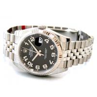 ロレックススーパーコピー ROLEX パーペチュアル デイトジャスト メンズ 116234 ジュビリーブレス ブラックコンセントリックアラビア