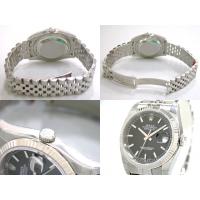 ロレックススーパーコピー ROLEX パーペチュアル デイトジャスト メンズ 116234 ジュビリーブレス ブラック