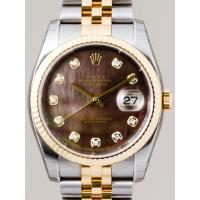 ロレックススーパーコピー ROLEX パーペチュアル デイトジャスト メンズ 116233NG ジュビリーブレス ブラックシェル