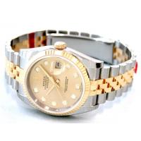 ロレックススーパーコピー ROLEX パーペチュアル デイトジャスト メンズ 116233G ジュビリーブレス シャンパン