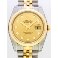 ロレックススーパーコピー ROLEX パーペチュアル デイトジャスト メンズ 116233G ジュビリーブレス シャンパン