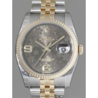 ロレックススーパーコピー ROLEX パーペチュアル デイトジャスト メンズ 116233 ジュビリーブレス ブラウンフラワー